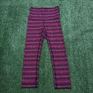 Lululemon Pants Women's Size 4 Red Leggings Capri Compression Performance Run